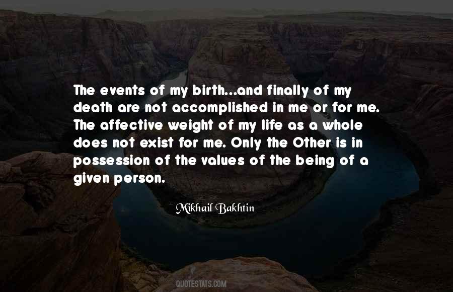 Life Death Birth Quotes #29507