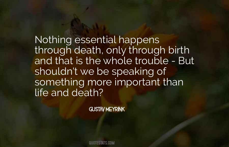 Life Death Birth Quotes #456963