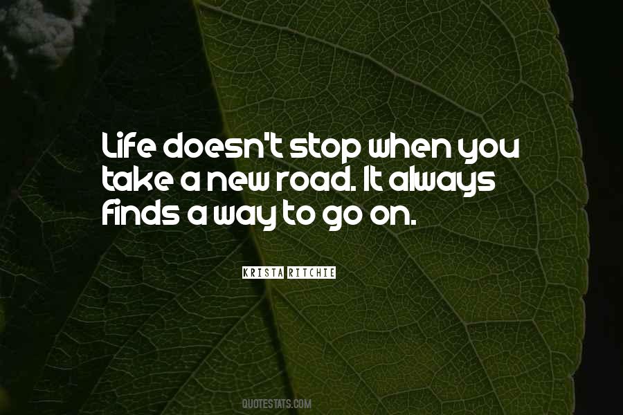 Life Doesn't Stop Quotes #1503079