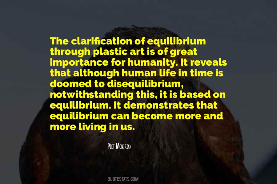 Life Equilibrium Quotes #1258897