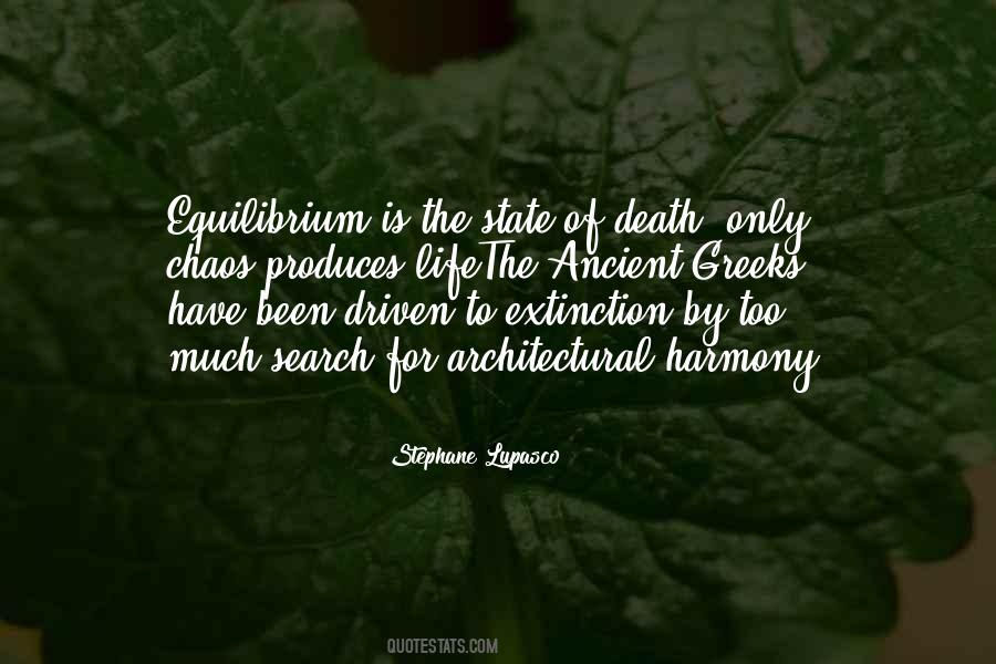 Life Equilibrium Quotes #14458