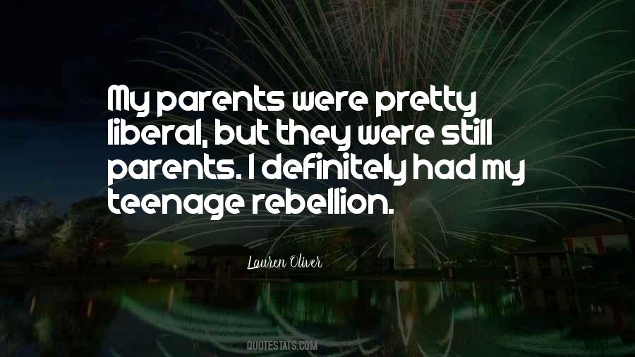 Quotes About Teenage Parents #268294