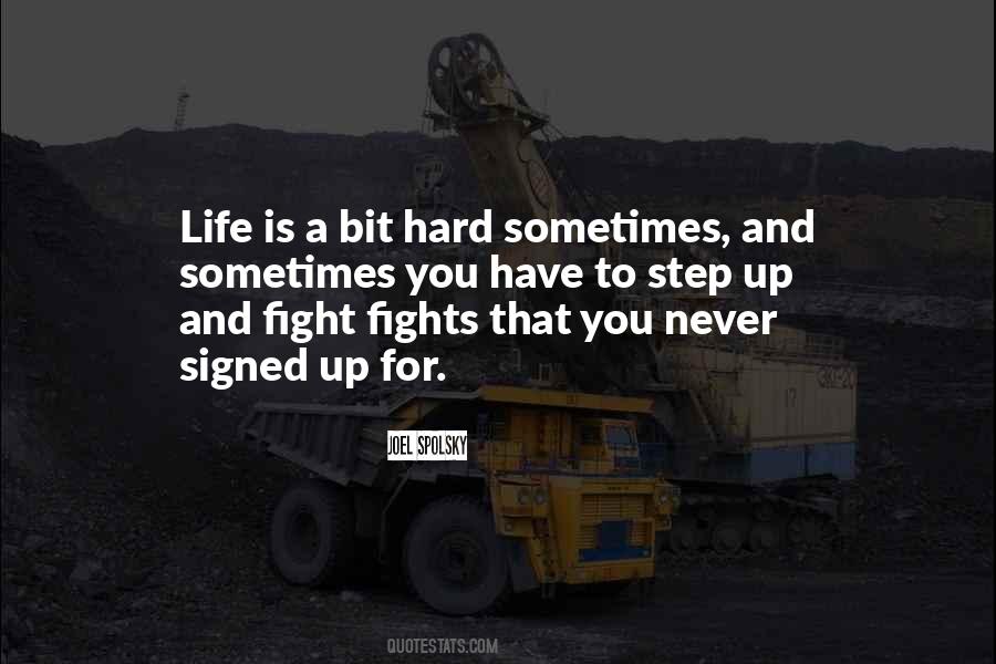 Life Fighting Quotes #224364