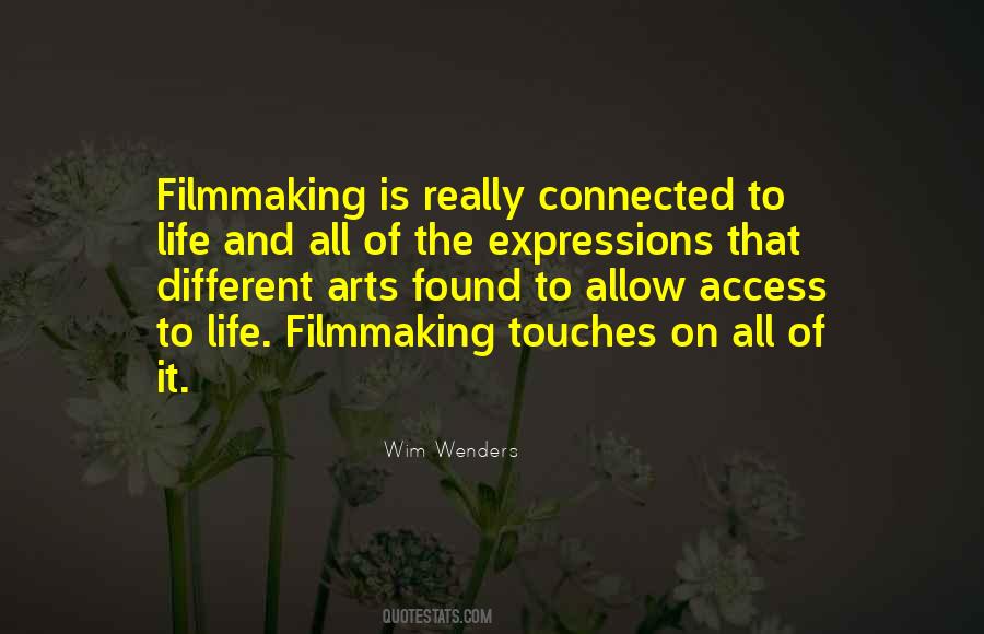 Life Filmmaking Quotes #1130686