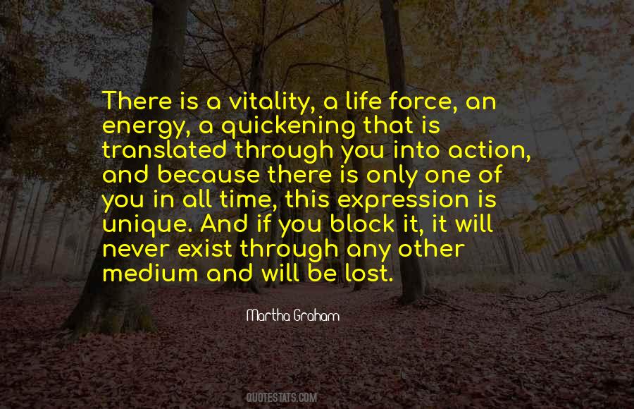 Life Force Energy Quotes #968812