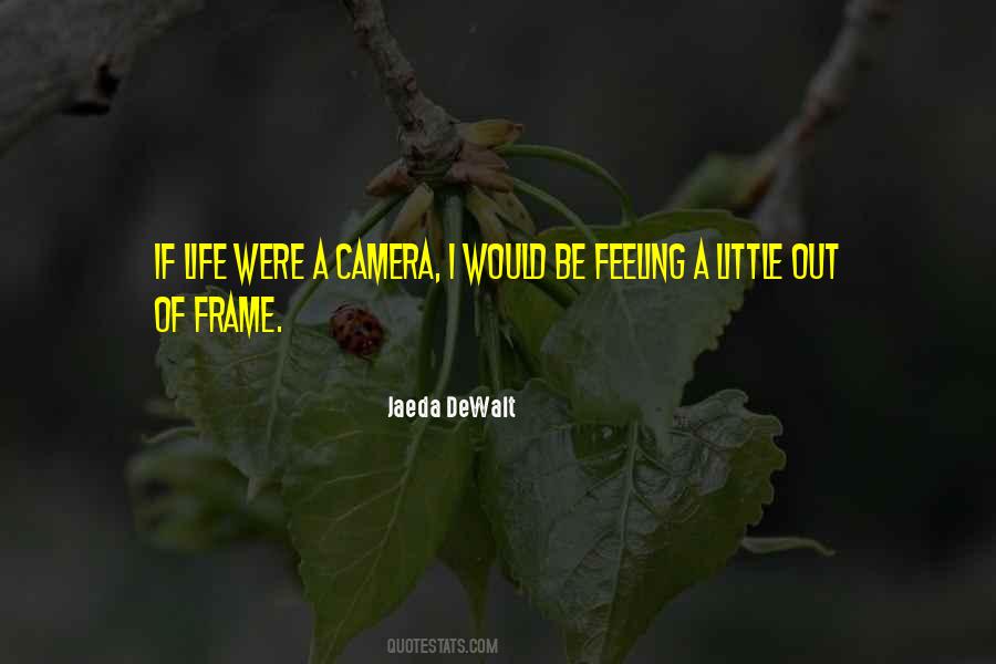 Life Frame Quotes #1184652