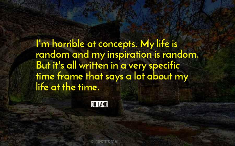 Life Frame Quotes #237318