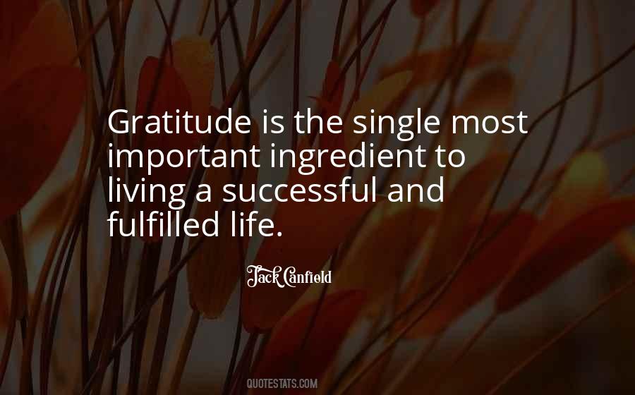 Life Fulfilled Quotes #1003654