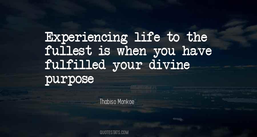 Life Fulfilled Quotes #213696
