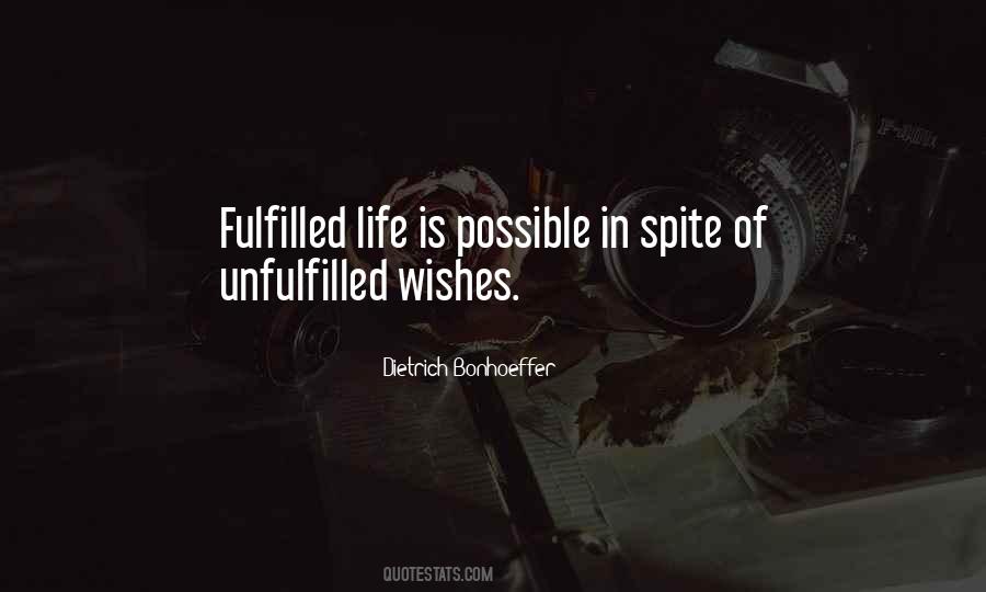 Life Fulfilled Quotes #701586
