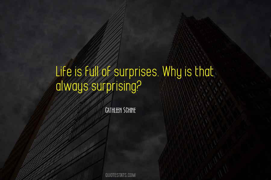 Life Full Surprises Quotes #1290755