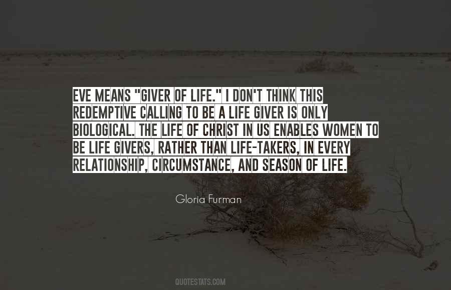 Life Giver Quotes #1479744