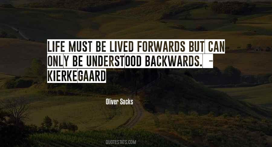 Life Going Backwards Quotes #345529