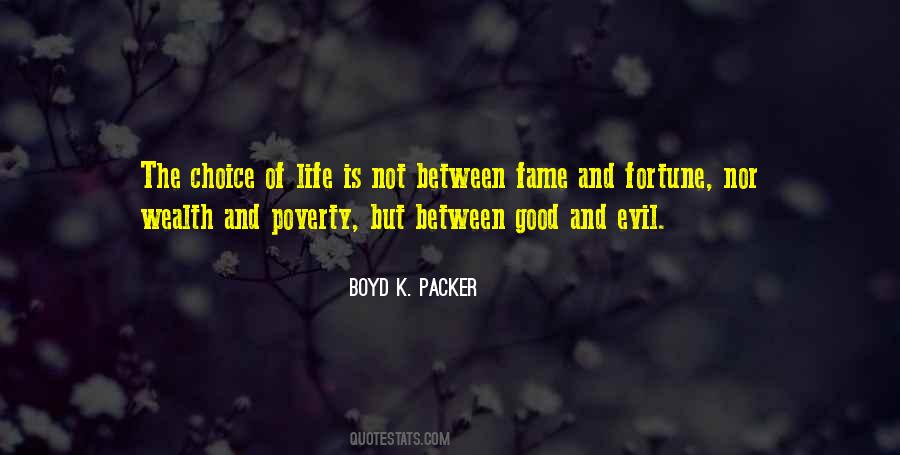Life Good Fortune Quotes #1128248