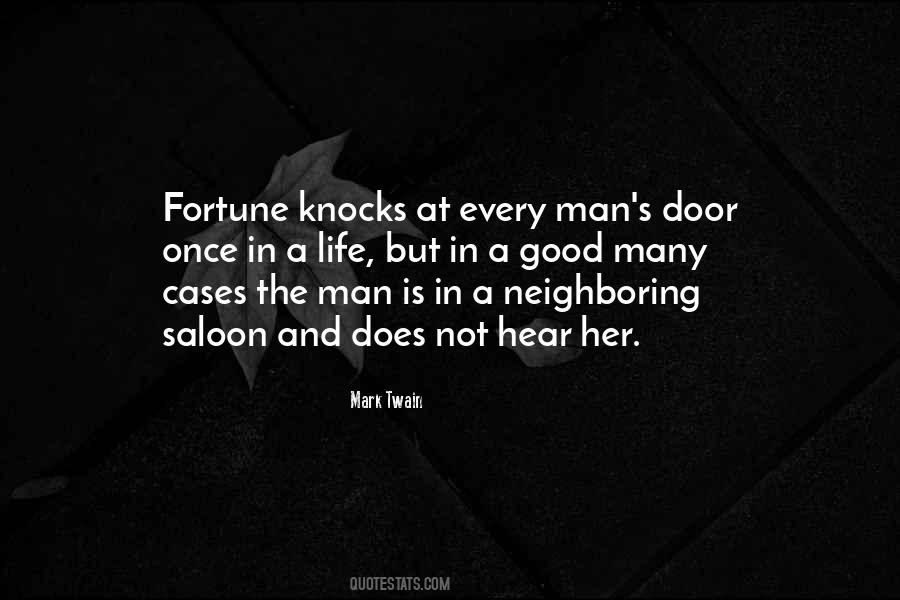 Life Good Fortune Quotes #1283605