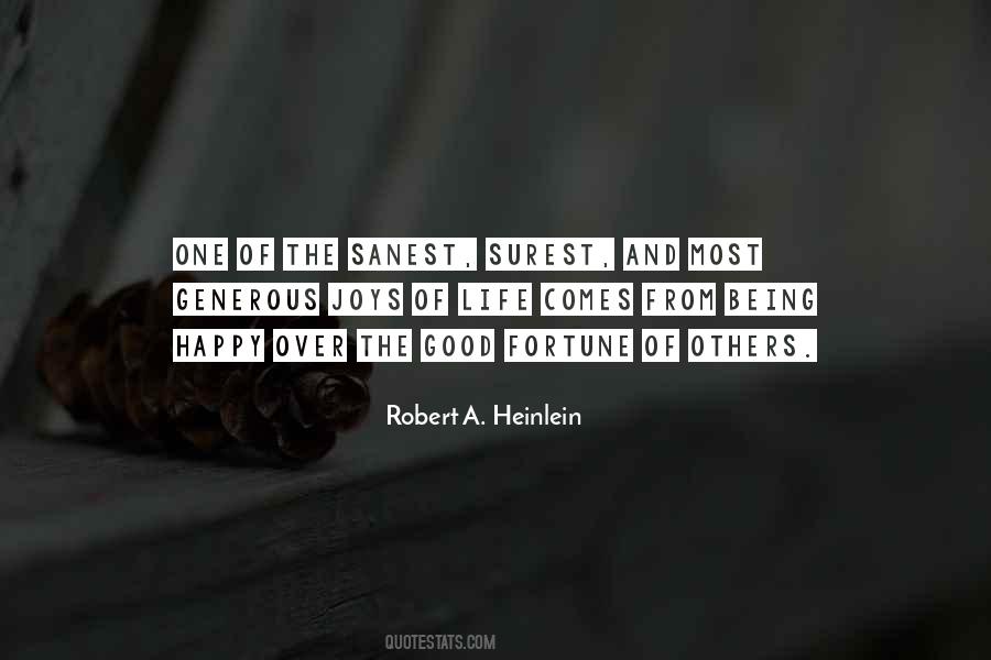 Life Good Fortune Quotes #349799