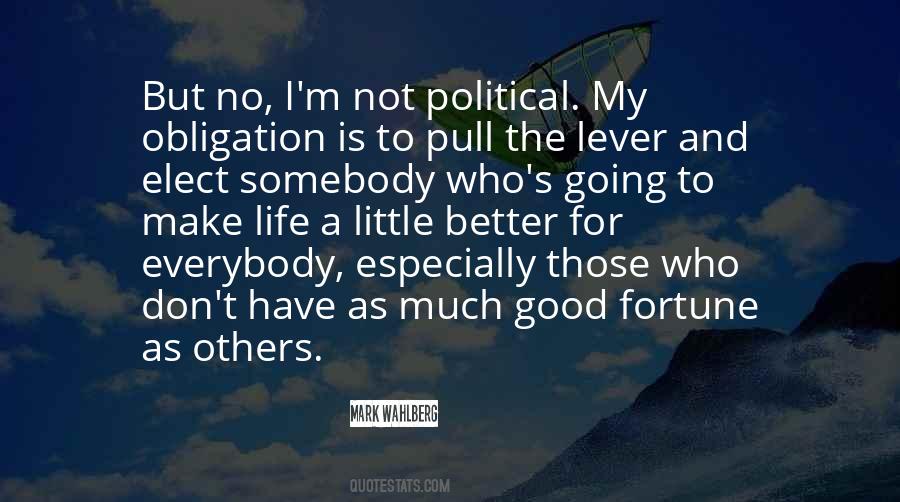 Life Good Fortune Quotes #545409