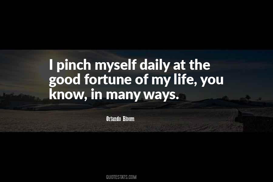 Life Good Fortune Quotes #995263