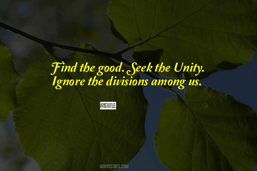 Quotes About Division And Unity #1757205