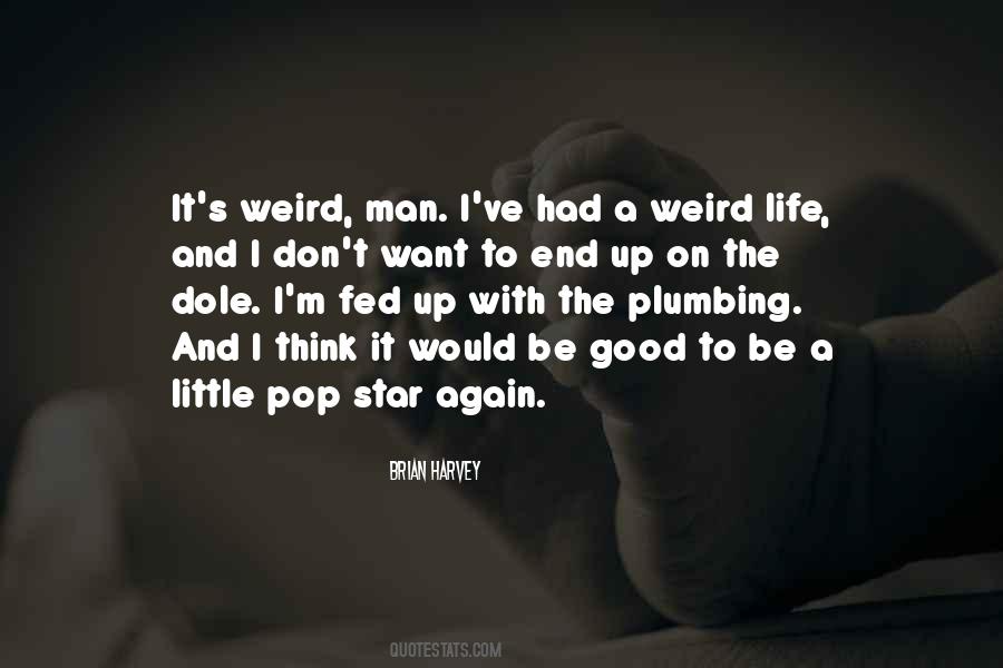 Life Is A Little Weird Quotes #1827721
