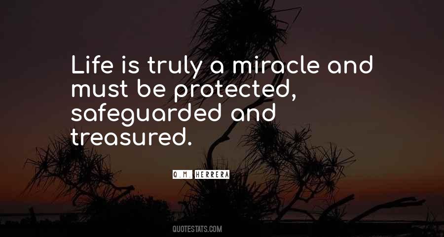 Life Is A Miracle Quotes #159821