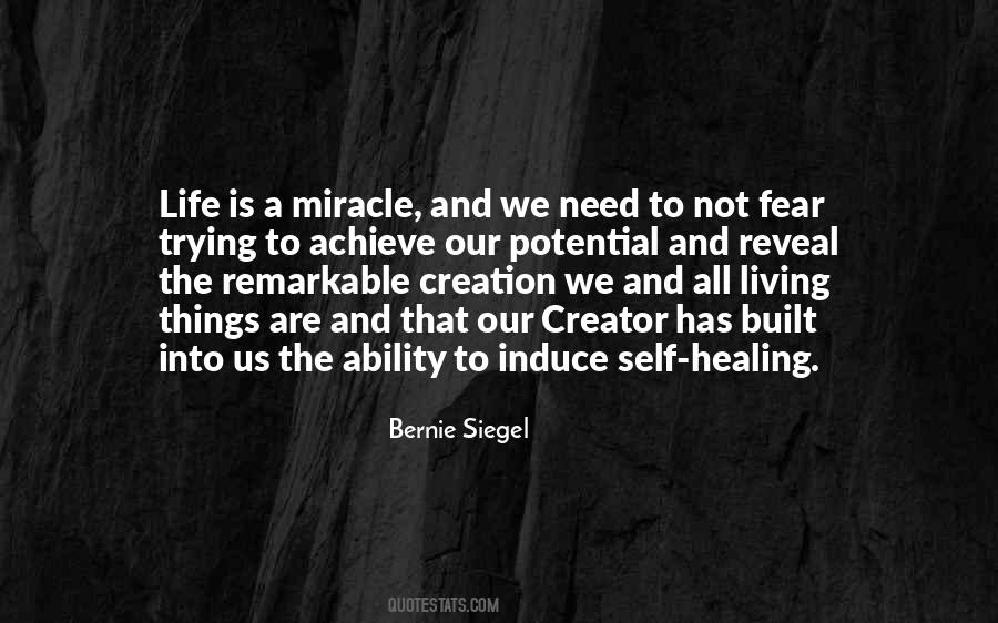 Life Is A Miracle Quotes #335339