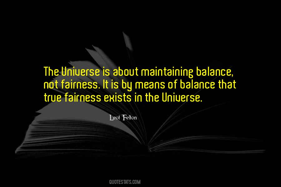 Life Is About Balance Quotes #1332818