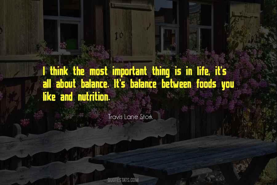 Life Is About Balance Quotes #268688