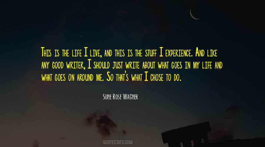 Life Is About Experience Quotes #1147759