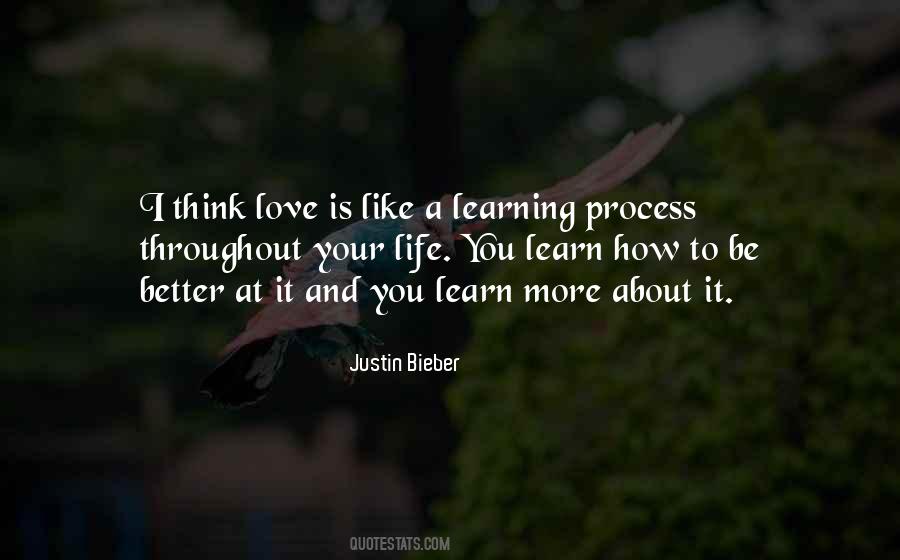 Life Is About Learning Quotes #110642