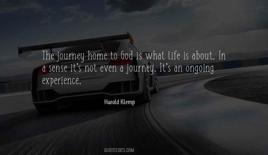 Life Is About The Journey Quotes #1446178