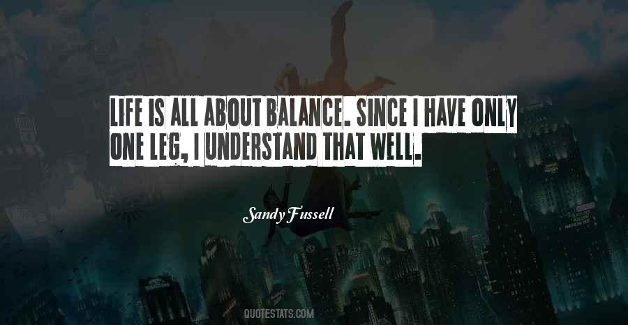 Life Is All About Balance Quotes #1759902