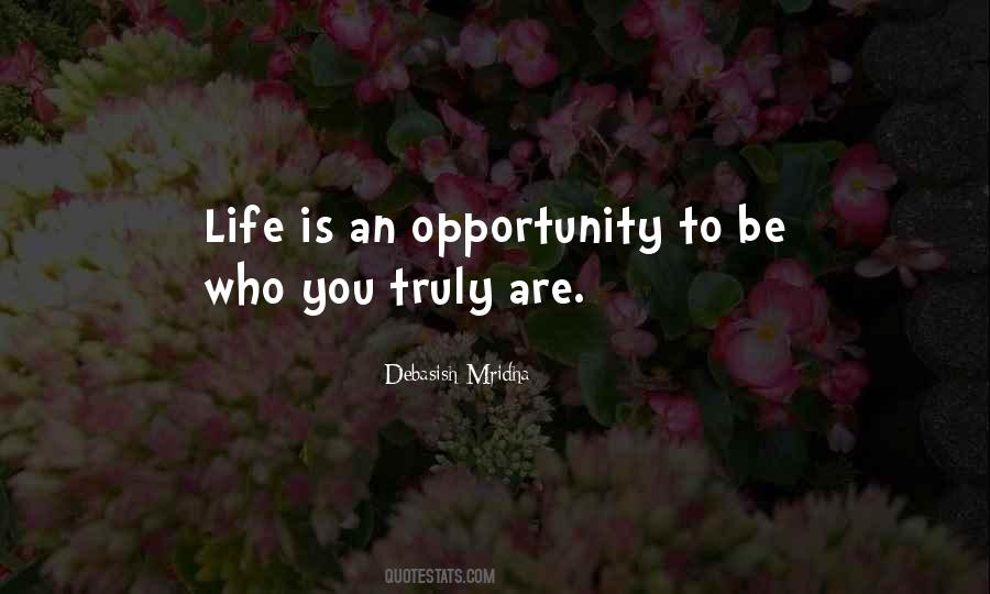 Life Is An Opportunity Quotes #1321822