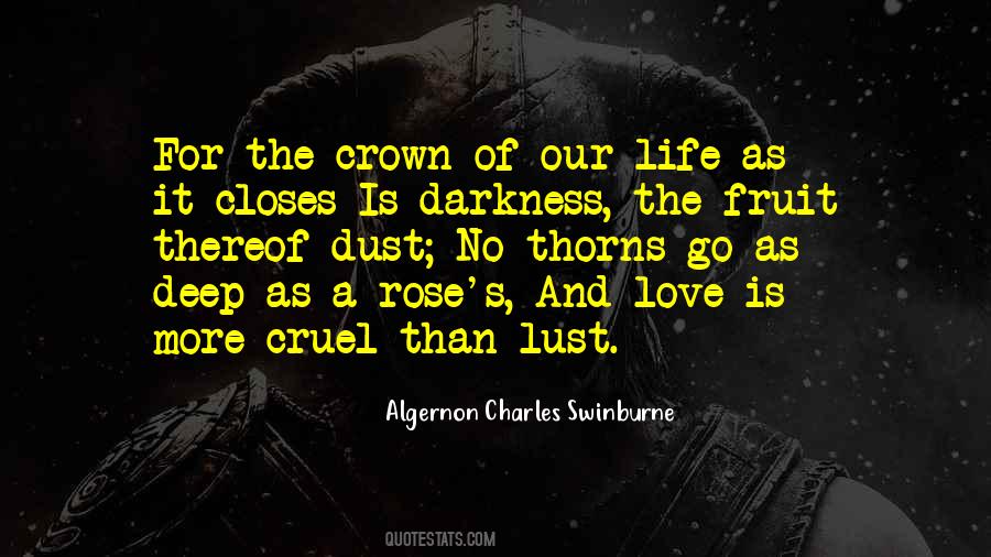 Life Is Cruel Quotes #1221458