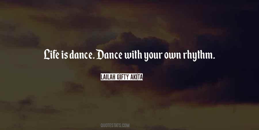 Life Is Dance Quotes #177939
