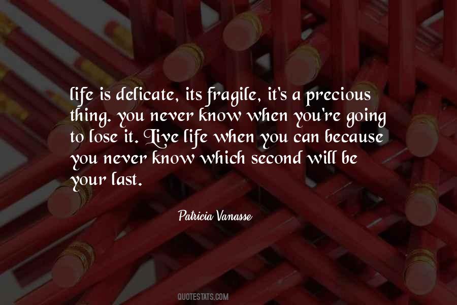 Life Is Delicate Quotes #1657866