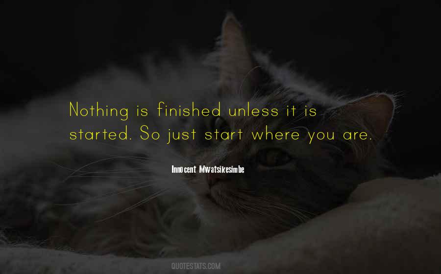 Life Is Finished Quotes #132044