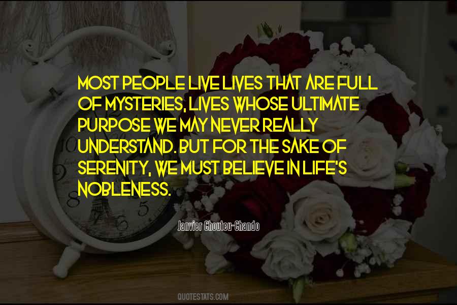 Life Is Full Of Mysteries Quotes #328730