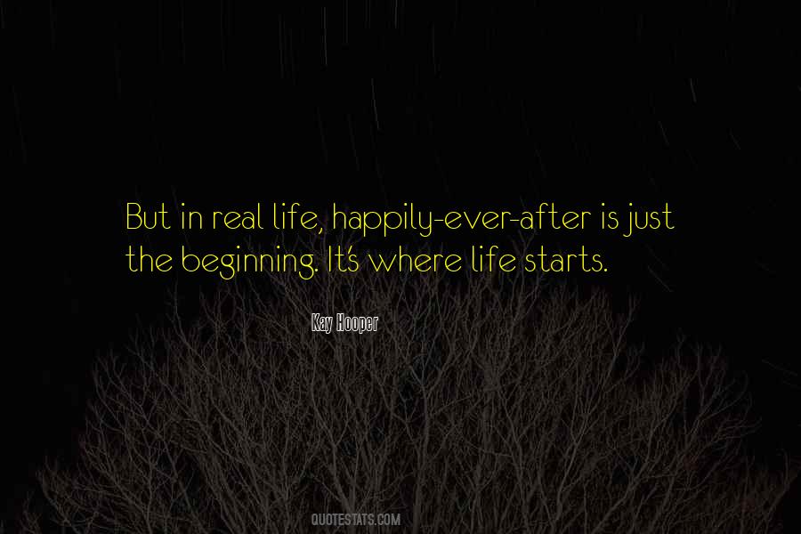 Life Is Just Beginning Quotes #327033