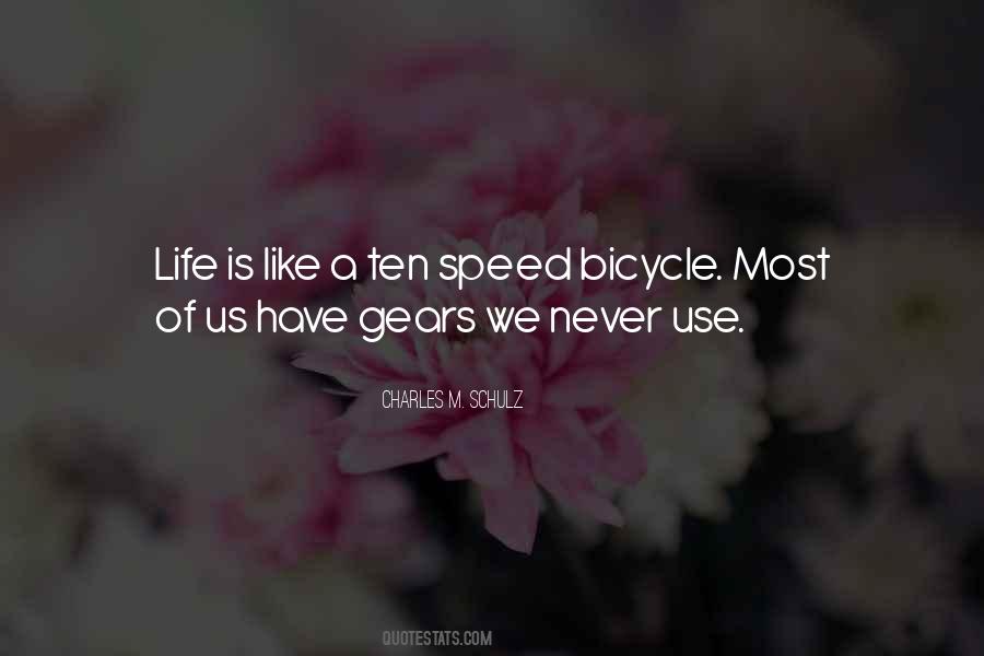 Life Is Like A Bicycle Quotes #746983