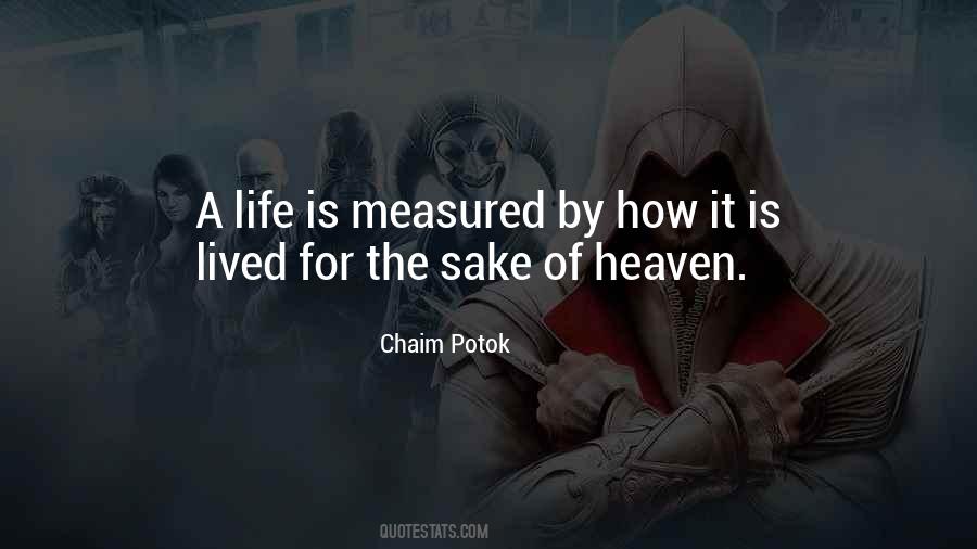 Life Is Measured By Quotes #321584