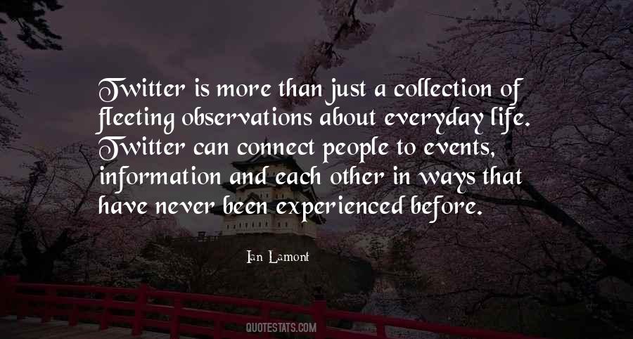 Life Is More Than Just Quotes #747058