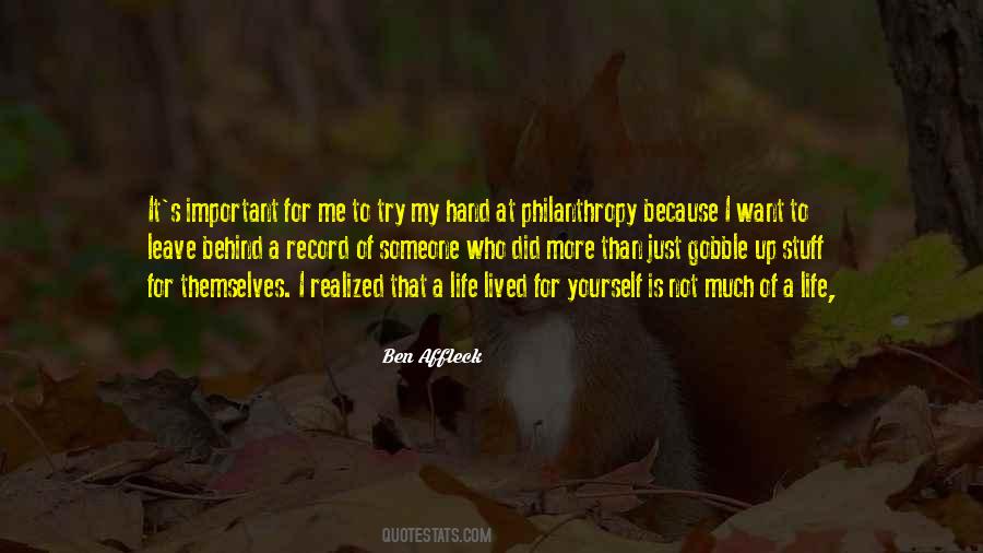 Life Is More Than Just Quotes #844275