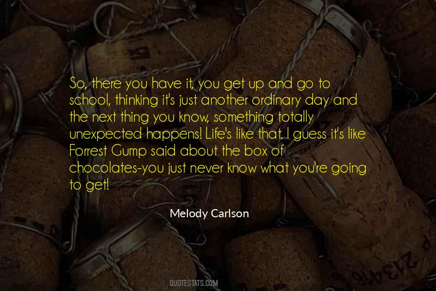 Life Is Not Like A Box Of Chocolates Quotes #585457