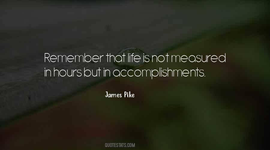 Life Is Not Measured Quotes #1007736
