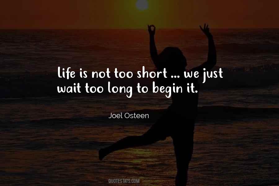 Life Is Not Short Quotes #107483