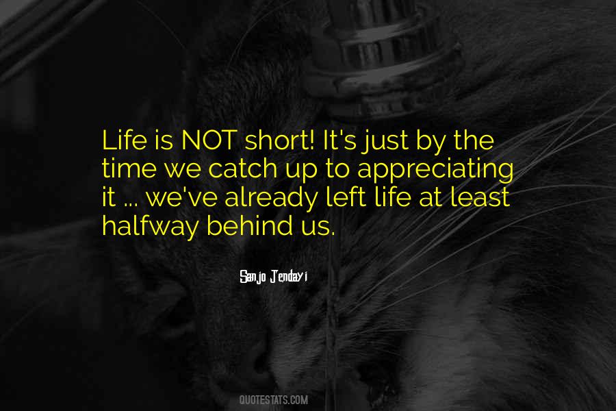 Life Is Not Short Quotes #1230976