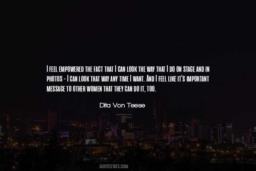 Quotes About Dita #417775