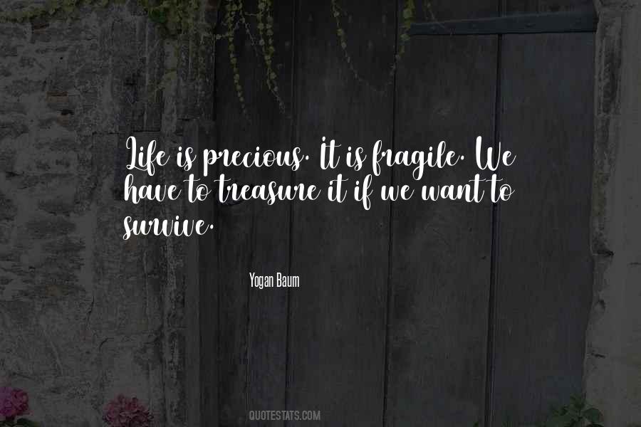 Life Is So Fragile Quotes #292893
