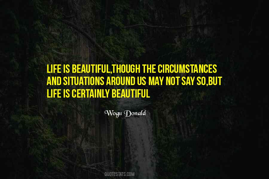Life Is Still Beautiful Quotes #17401